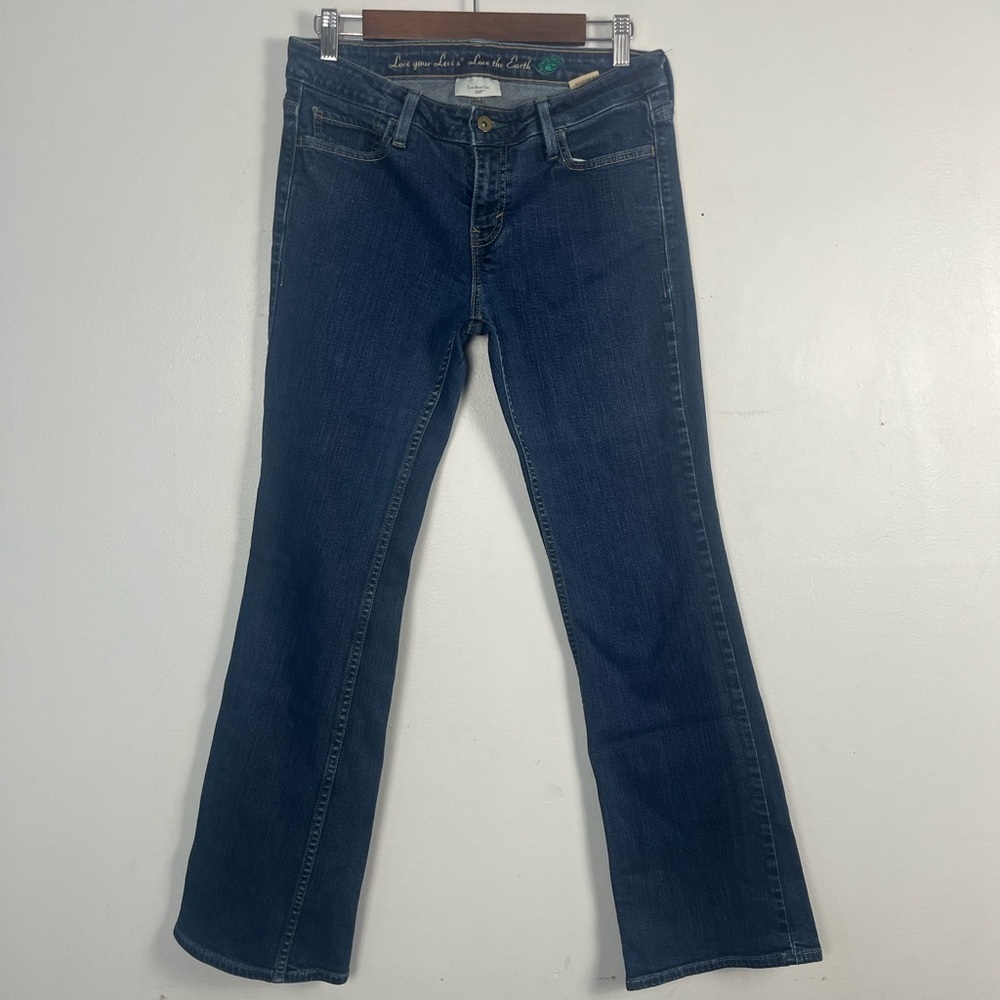 Levi’s Y2k Green Tab low rise bootcut blue jeans size 8